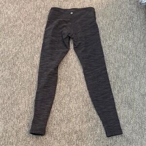 lululemon athletica women’s Black Space-Dye Leggings